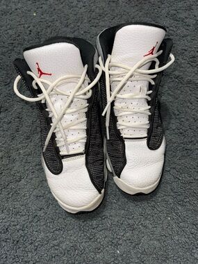 Nike White Black Red Jordan Basketball Sneakers